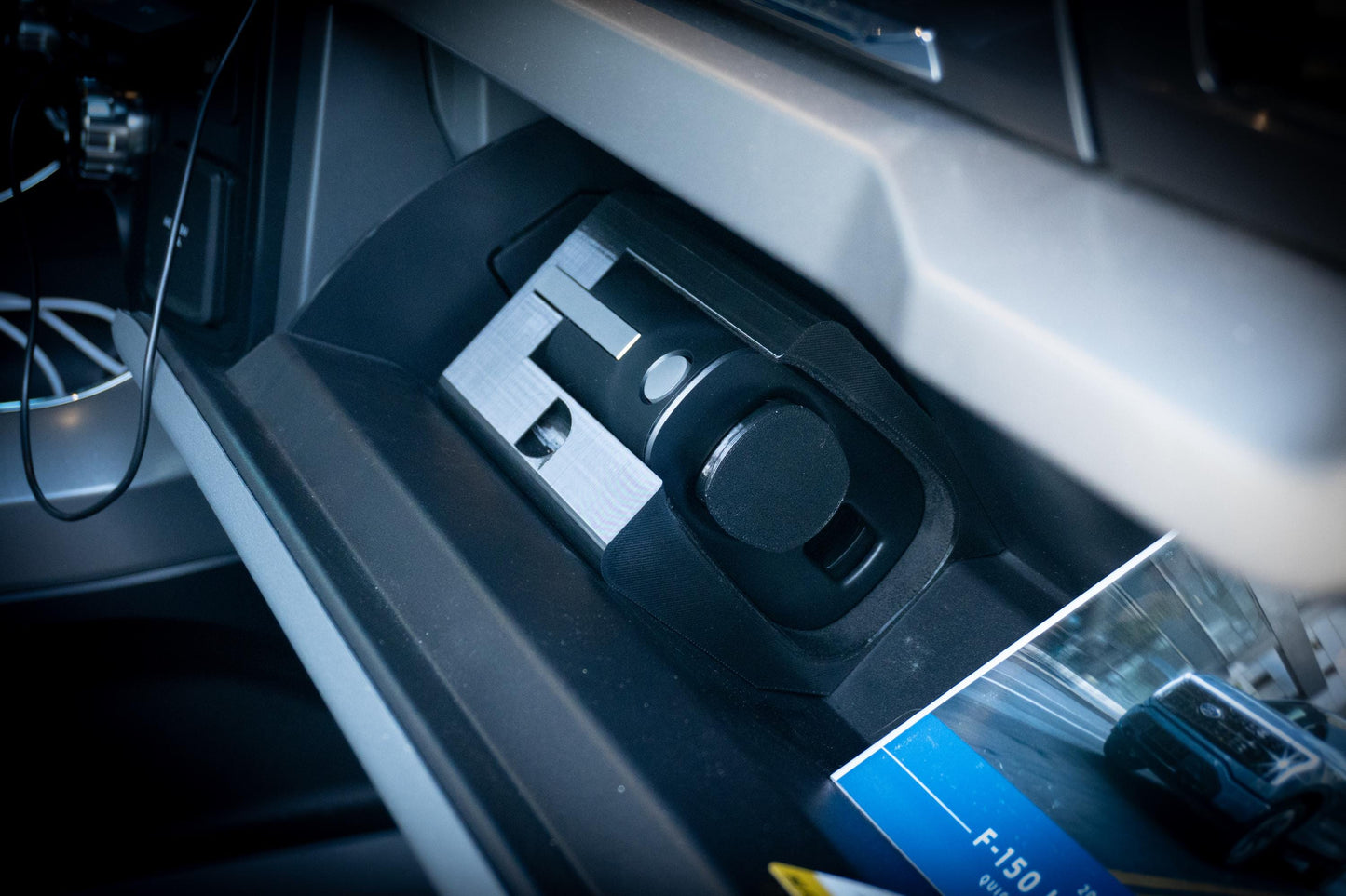 F150 Lightning NACS Adapter Glovebox Dock